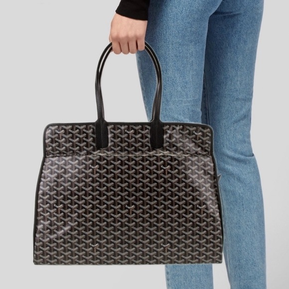 Goyard Brown and Black Travel Bag🖤VTT12150 Sac Hardy EUC 🖤🖤🖤 - Picture 2 of 12